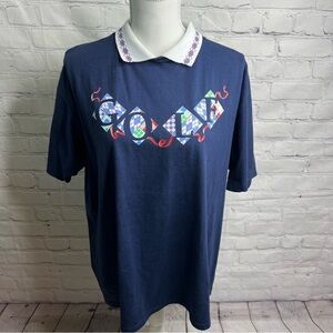 Gopher Sport Vintage Golf Shirt Large